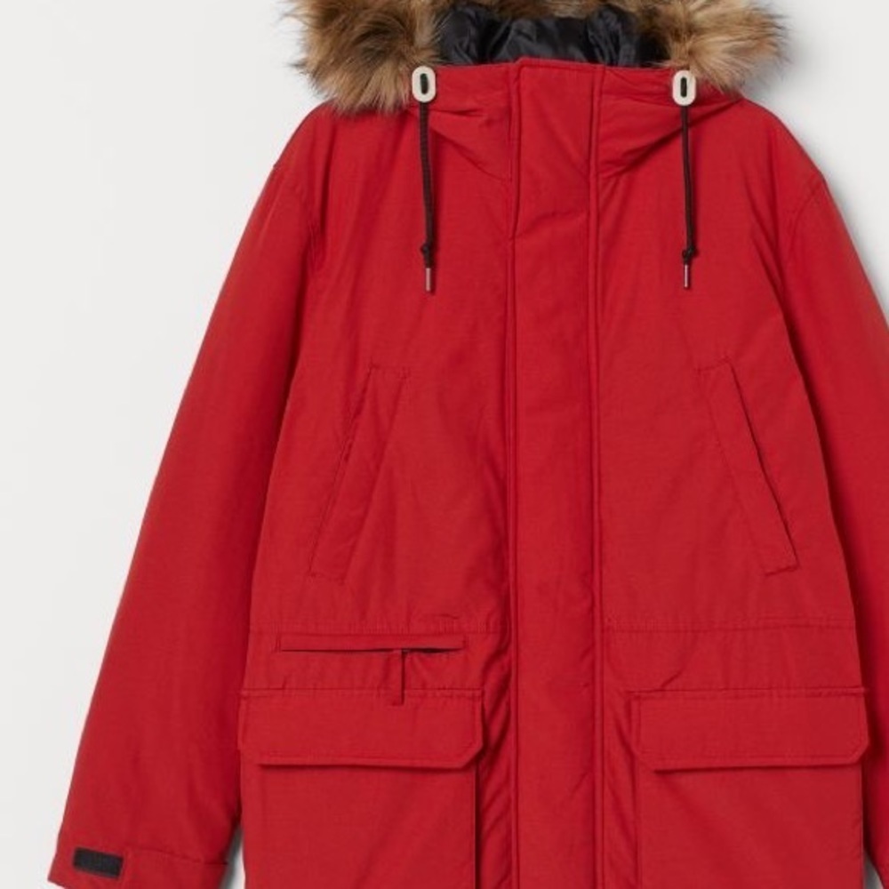 H&M Padded Parka with Hood - Picture 2 of 2